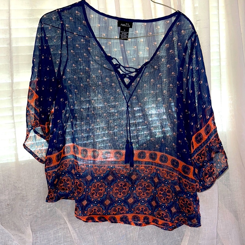 Shear crop top
